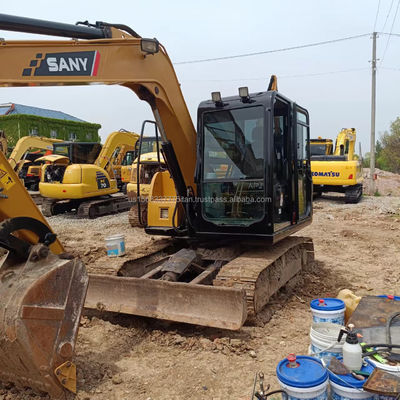 Excavadora Sany Sy 75cpro usada con válvula hidráulica original y 0-2000 horas de trabajo