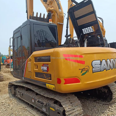 Excavadora Sany SY135C usada con excelente rendimiento y válvula hidráulica original