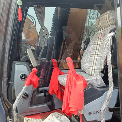 Excavadora Sany SY135C usada con capacidad de cubo de 0.6M3 y válvula hidráulica original