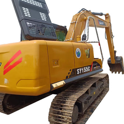 Excavadora Sany SY155C en excelente estado con bomba hidráulica original año 2016
