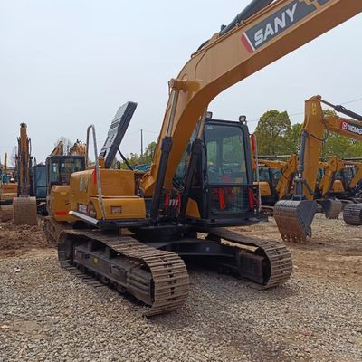 0.55M3 Capacidad de cubo Usado Sany SY155C Excavadora para trabajos mineros en buenas condiciones