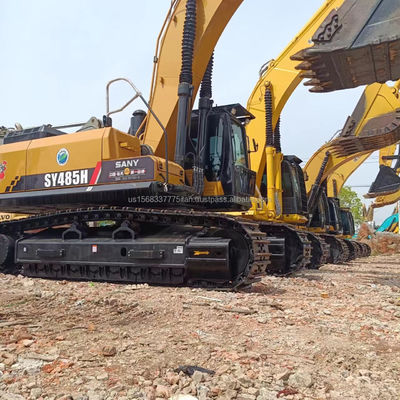 SANY SY485H Excavadora de rastreo con capacidad de cubo de 2,23m3 y bomba hidráulica original