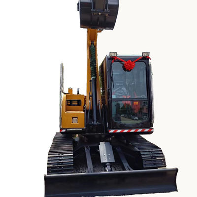 Sany SY75C Pro Excavadora usada con excelente peso de operación y bomba hidráulica original