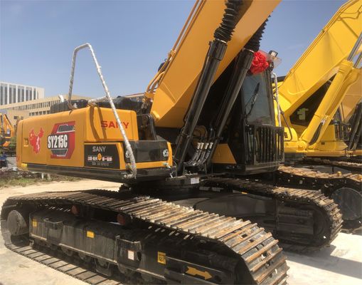 Excavadora SANY SY215C de segunda mano Peso de la máquina de 21.5 toneladas con motor SANY Modelo 2016