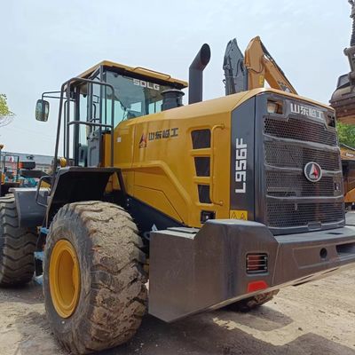 20 toneladas de peso de operación Cargador de segunda mano Lingong 956F con motor Weichai original