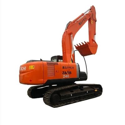 Excavadora Hitachi ZX240 de 24 toneladas con capacidad de cubo de 1.2M3 y rendimiento perfecto