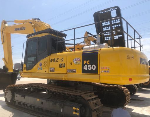 Excavadora Komatsu PC450 de 48 toneladas Máquina de rastreo hidráulico usado con bajo costo de mantenimiento