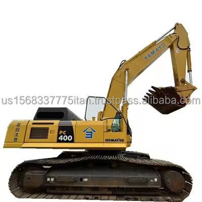 Excavadora usada de Shanghai Komatsu PC400-7 máquina excavadora con válvula hidráulica original