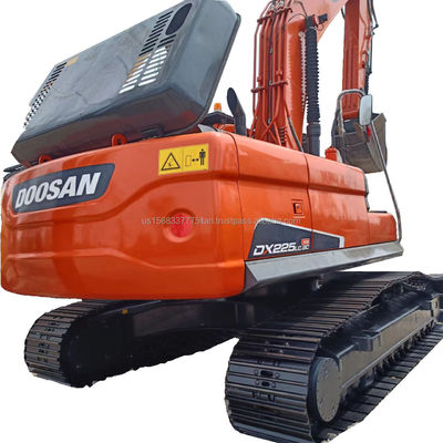 2016 Año DOOSAN DH225 Excavadora Máquina de construcción hidráulica de buen rendimiento