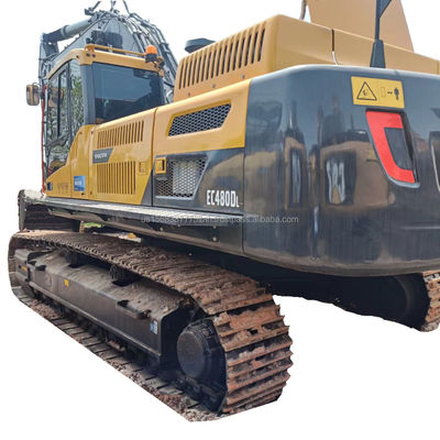 Excavadora VOLVO EC480DL usada con capacidad de cubo de 3,8 M3 y cilindro hidráulico original