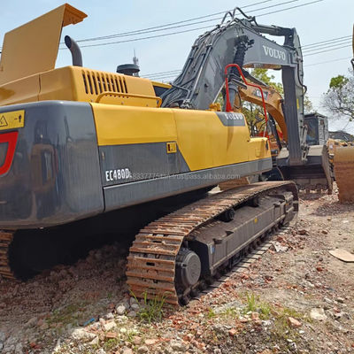 Excavadora VOLVO EC480DL usada con capacidad de cubo de 3,8 M3 y cilindro hidráulico original