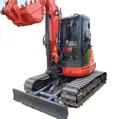 Envío gratis 25 kw Kubota KX U55 China Pequeña Micro Excavadora EPA tonelada 5,5 toneladas Mini Excavadora