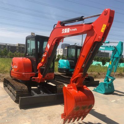 Excavadora Kubota KX165 de segunda mano con peso de operación de 5,5 toneladas y válvula hidráulica original