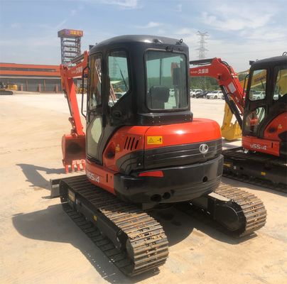 Excavadora Kubota KX165 de segunda mano con peso de operación de 5,5 toneladas y válvula hidráulica original