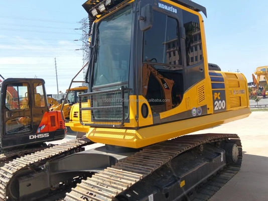 Excavadora Komatsu PC200 de 20 toneladas Japón Excavadora hidráulica de rastreo con consumo