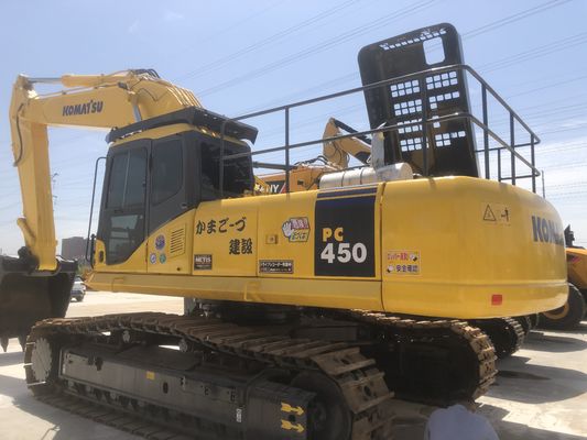Excavadora original Komatsu PC450 Japón Excavadora hidráulica de rastreo con 45 toneladas