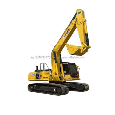 Japón utiliza una excavadora Komatsu PC220 con bomba hidráulica original y capacidad de 22 toneladas