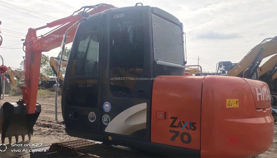 Las excavadoras Hitachi ZX70 utilizadas para la máquina Peso de 7000 KG Peso de operación 10 toneladas