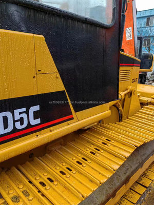 Bulldozer Cat D5C usado con cilindro hidráulico original 23400 KG Máquina de construcción