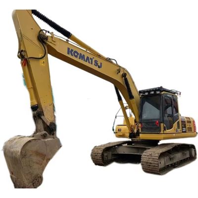 Excavadora usada Komatsu PC220 certificada por la EPA con 119 kw de potencia y 22000 kg de peso