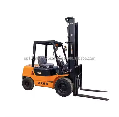 Camioneta elevadora Hangzhou H30 con longitud de horquilla de 2 m y fuente de energía del motor diesel