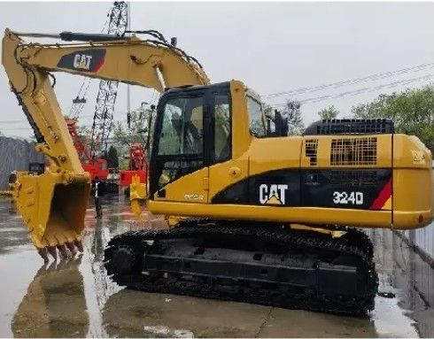 Máquina excavadora Caterpillar 324 324D con motor CAT 320 y peso de la máquina de 12000 KG