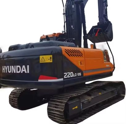 Excavadora Hyundai 220LC-9S de cilindro hidráulico original con capacidad de cubo de 1.22M3