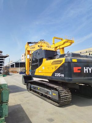 Excavadora Hyundai 220LC-9S de cilindro hidráulico original con capacidad de cubo de 1.22M3