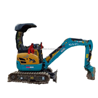 Excavadora KUBOTA KXU17 utilizada en tiendas de materiales de construcción con motor y rodamiento duradero