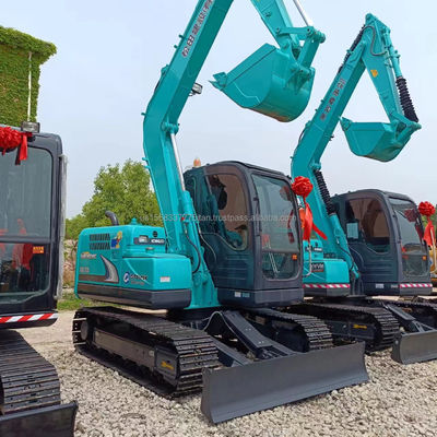 Kobelco SK75-8 Mini Excavadora de rastreo hidráulico usado con motor de 42kw en buenas condiciones