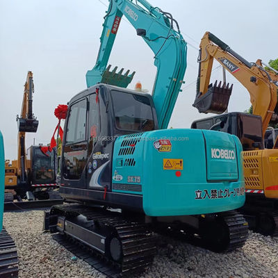 Excavadora de excavadora hidráulica KOBELCO SK75-8 de 2016 con válvula hidráulica original