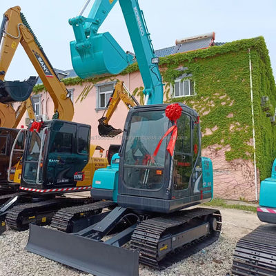 Excavadora de excavadora hidráulica KOBELCO SK75-8 de 2016 con válvula hidráulica original