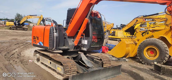 7 toneladas Hitachi ZX70 Mini Excavadora con y Hipercinesis montado por Hitachi en Japón