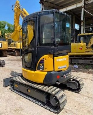 3000 KG de segunda mano Komatsu PC30 Excavadora de segunda mano con válvula original en buenas condiciones
