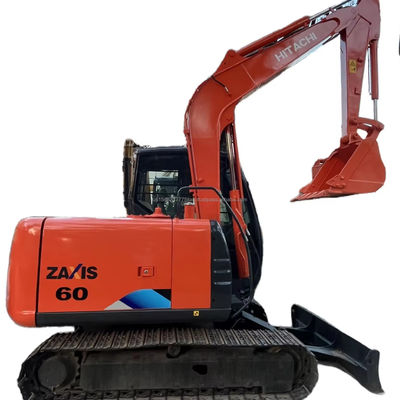 Mini excavadora Hitachi ZX60 6ton Hipercinesis Excavadora usada hecha en Japón 6000 KG