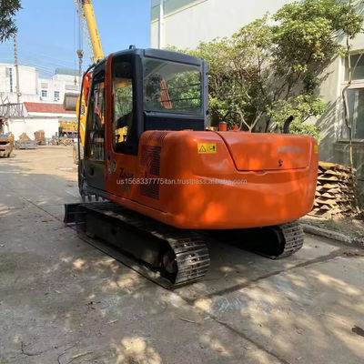 Hitachi ZX60 mini excavadora de 6 toneladas hecha en Japón con cilindro hidráulico original y usada