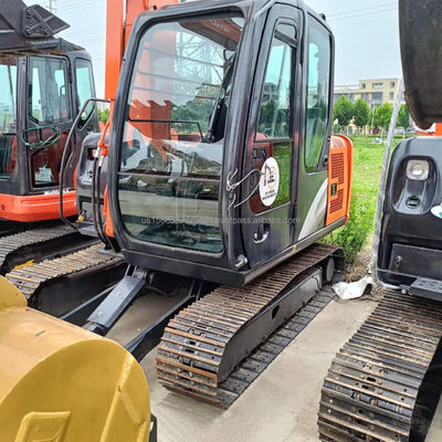 Hitachi ZX60 mini excavadora de 6 toneladas hecha en Japón con cilindro hidráulico original y usada