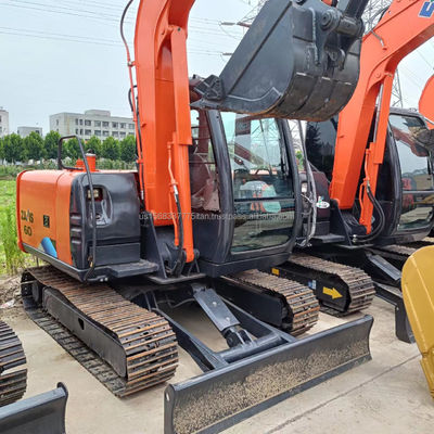 Hitachi ZX60 mini excavadora de 6 toneladas hecha en Japón con cilindro hidráulico original y usada