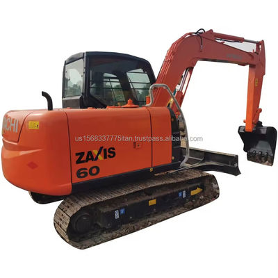 Excavadora mini Hitachi ZX60 de 6 toneladas y capacidad de cubo de 0.33M3 para aplicaciones versátiles