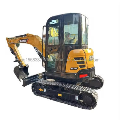 3.8TON Peso de operación SANY SY35U Excavadora de segunda mano con excelente estado y motor