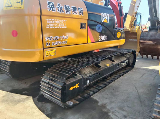 Excavadora usada CAT 320D2 Máquinas de 32 toneladas de Large Caterpillar con marcas originales