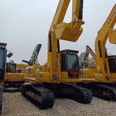 Excavadora Komatsu PC220 con cilindro hidráulico original y capacidad de cubo de 1.2M3