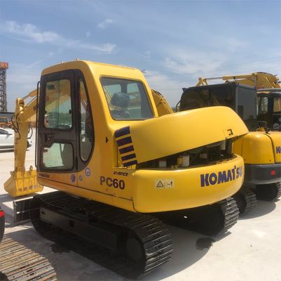 2016 Gran estado Komatsu PC60 6Ton Mini excavadora hidráulica excavadora de rastreo en Japón