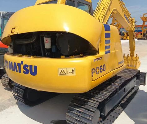 2016 Gran estado Komatsu PC60 6Ton Mini excavadora hidráulica excavadora de rastreo en Japón