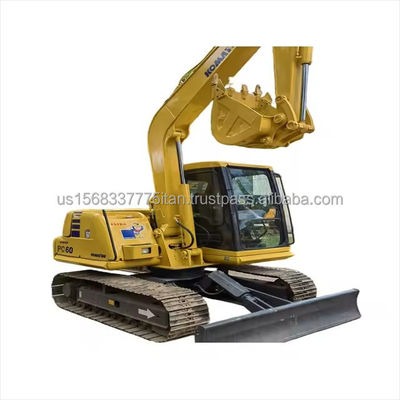 2016 Komatsu PC60 Excavadora usada Excavadora hidráulica Crawler original válvula hidráulica