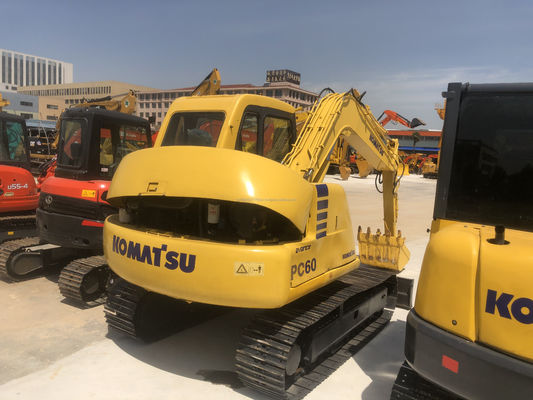 2016 Komatsu PC60 Excavadora usada Excavadora hidráulica Crawler original válvula hidráulica