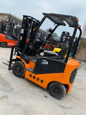 Año 2012 Hangzhou Forklift H15 J15 carretillas diésel de segunda mano con longitud de horquilla de 2 m