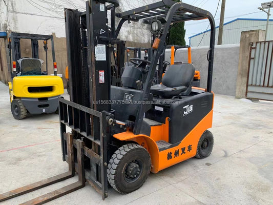 Año 2012 Hangzhou Forklift H15 J15 carretillas diésel de segunda mano con longitud de horquilla de 2 m