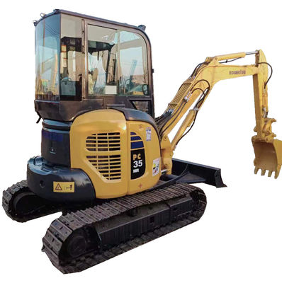 Comatsu PC35 Mini Excavadora de segunda mano 0.2M3 Capacidad del cubo original válvula hidráulica