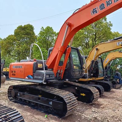 98kw Hitachi zx200 90% 12 toneladas de segunda mano EPA máquina excavadora excavadora usada